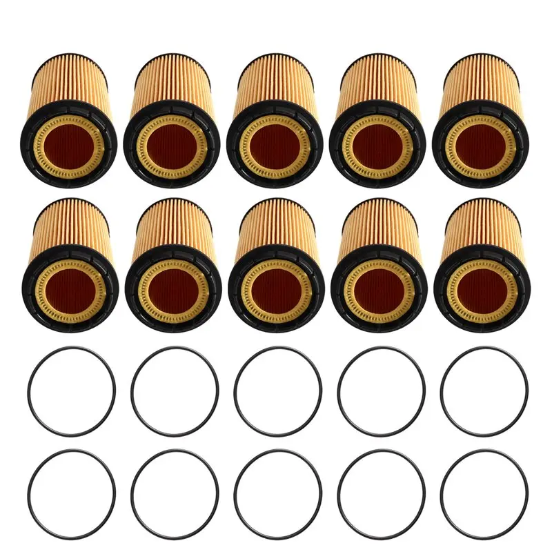 ABTD-For Bentley Continental Series GT Coupe GTC Flying Spur For A8 Phaeton Oil Filter 10PCS 07C115562 07C115562E