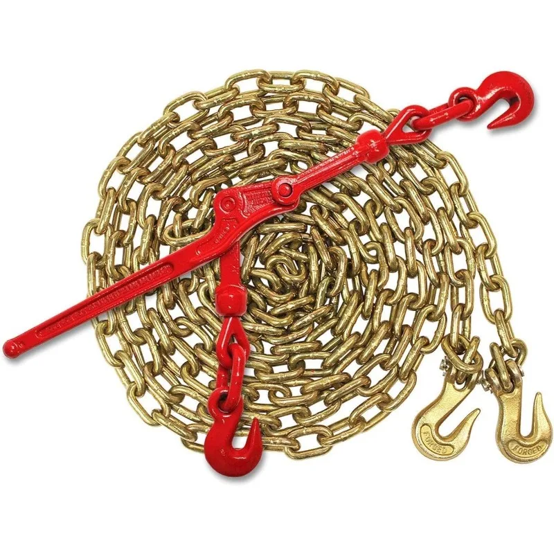 

TORQUE 3/8'' - 1/2''Lever Load Binder with 20 ft G70 Transport Chain Kit, Working Load Limit 9200 LBS