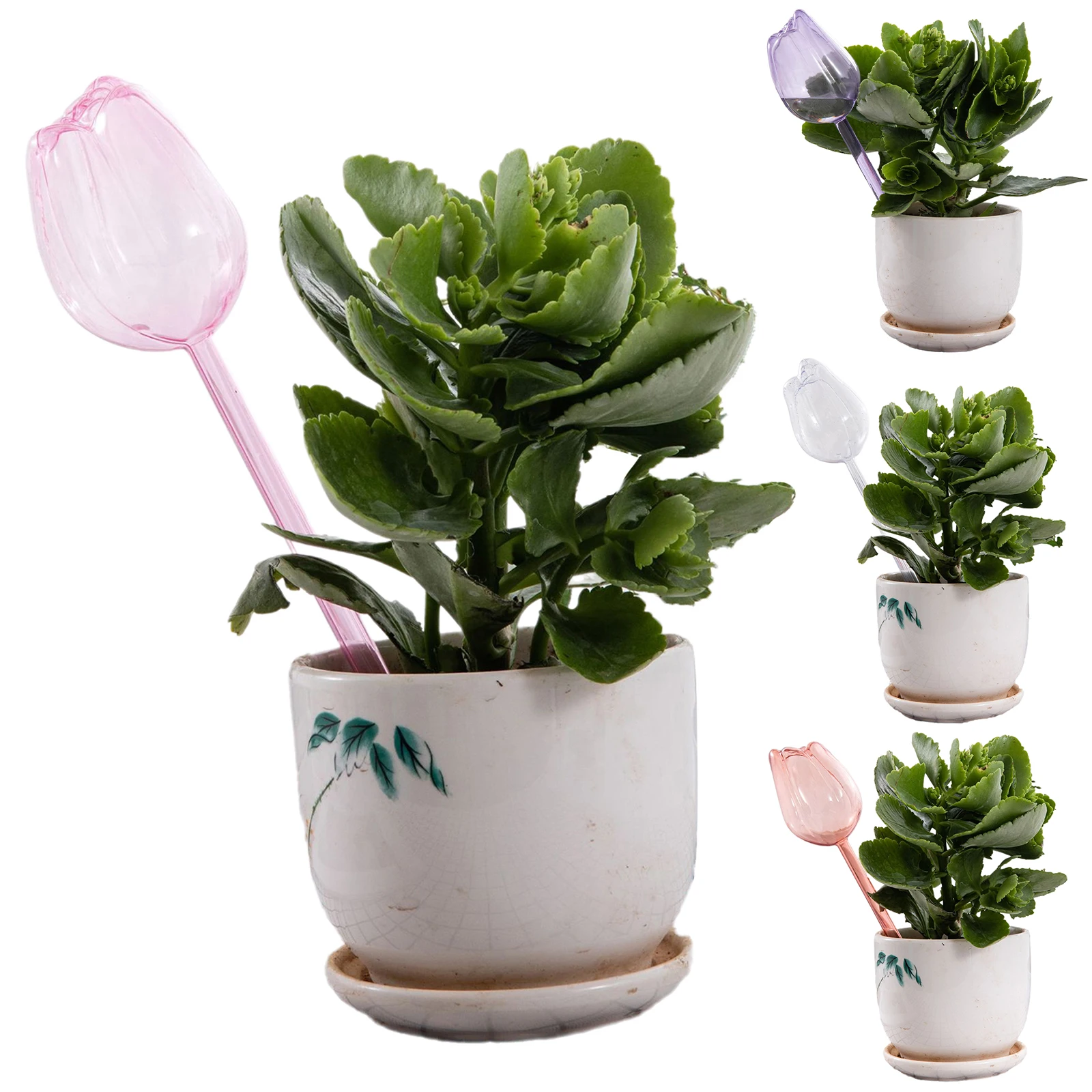 

Multi-functional Automatic Watering Device Tulip-shaped Dripper Automatic Flower Watering Device Yard Gardening Irrigation Tool