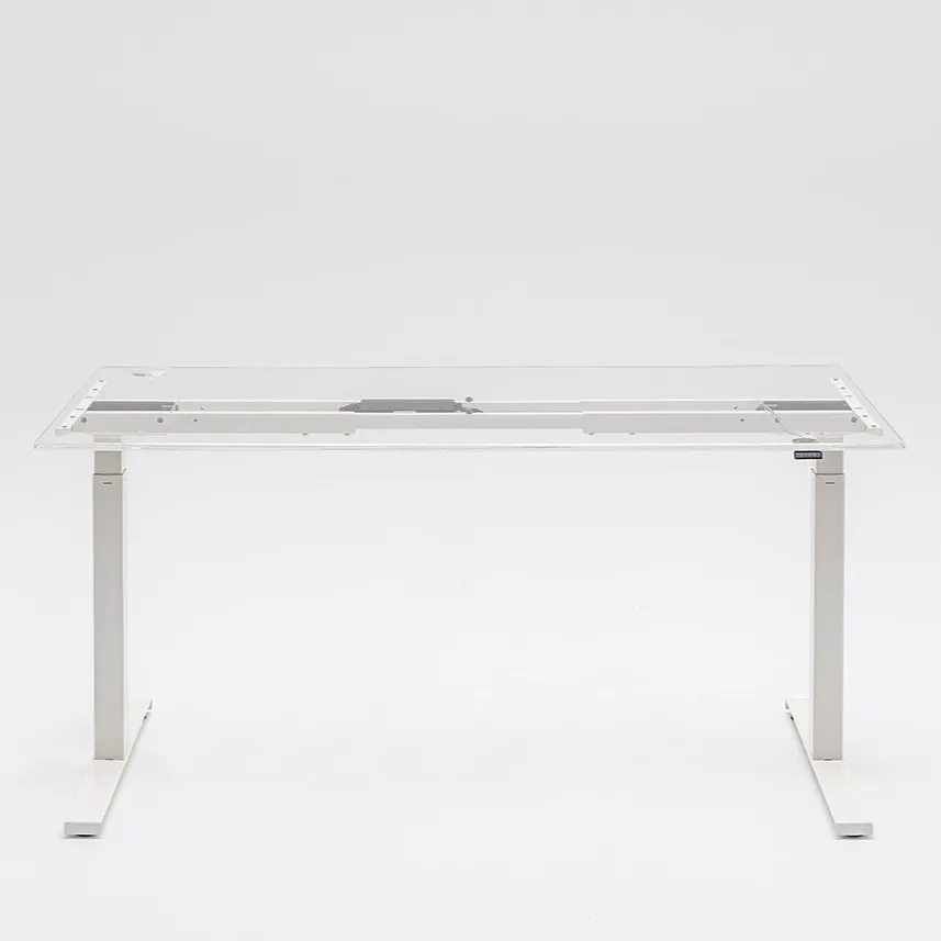 Frame Only Motorised Height Adjustable Office Desk Frame Dual Motor Electric Sit Standing Desk