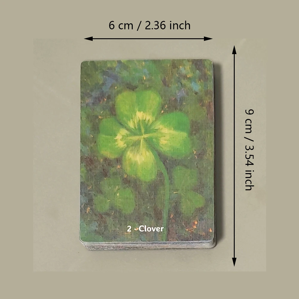 9x6cm Printed on Double-embossed Cardstock Time Lenormand Oracle Deck 38 Oil Painting Style Cards with Extra Man/Woman Cards