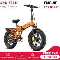 ENGWE Electric Bicycle EP-2 Boost Folding 250W Powerful Motor 48V13Ah Lithium Battery E Bike 20*4.0 Inch Fat Tire Electric Bike