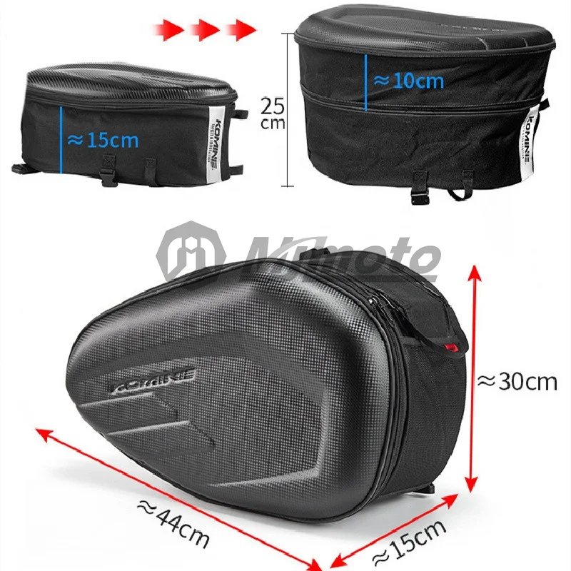 New Waterproof Motorcycle Saddlebags Helmet Moto Side Bag Tail Luggage Suitcase Motor Bike Fuel Tank Bags Saddle Bags SA212