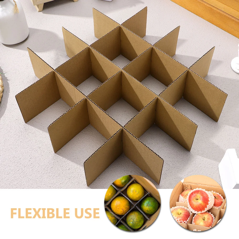 5 Pack Mobile Box Carton Partitions Cardboard Boxes Paper Glass Dividers for Moving