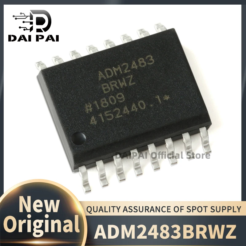(5-10piece)100% New original ADM2483BRWZ  ADM2483 ADM2483BRW ADM2483BRWZ-REEL SOP16 Transceiver chip