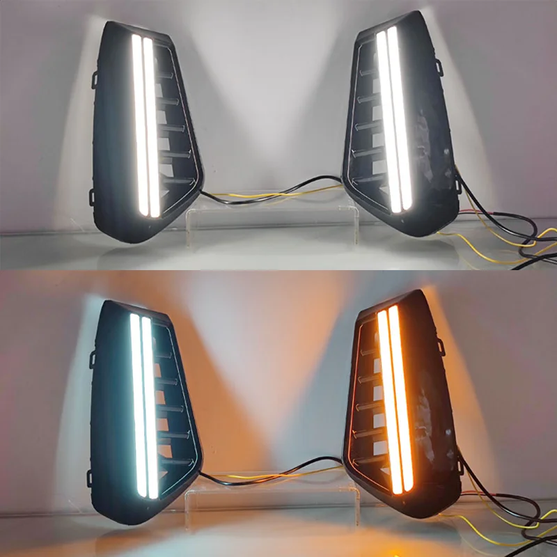 DinCh LED Foglight DRL For GAC Trumpchi Empow Shadow Leopard 2021 22 23 2024 Front Bumper Foglight Foglamp Daytime Running Light
