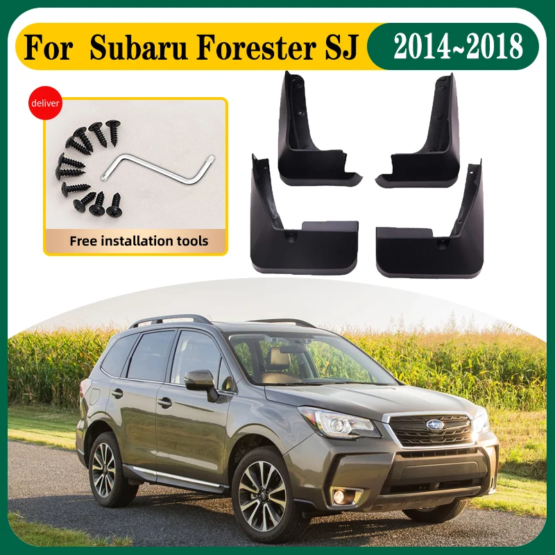 

Car Mud Flaps For Subaru Forester Accessories SJ 2014~2018 Car Mudflaps Splash Guards Front Rear Fenders Accessories Mudguards