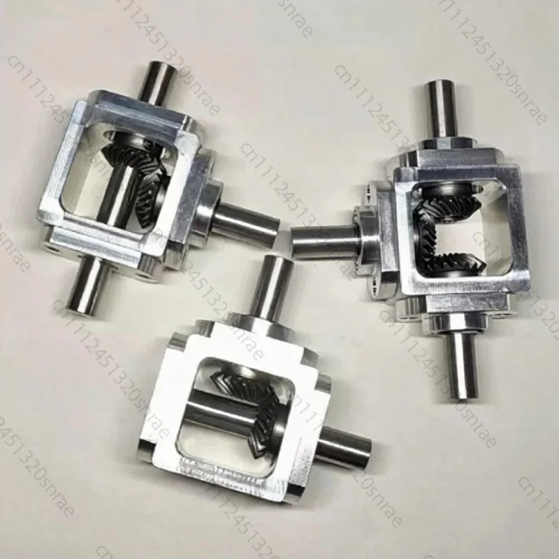 Right Angle Drive Gearbox Bevel Gearbox Rotation Small 1:1 T Type Cross Commutator Shaft Diameter 10mm