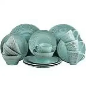 

16-Piece Dinnerware Set in Turquoise