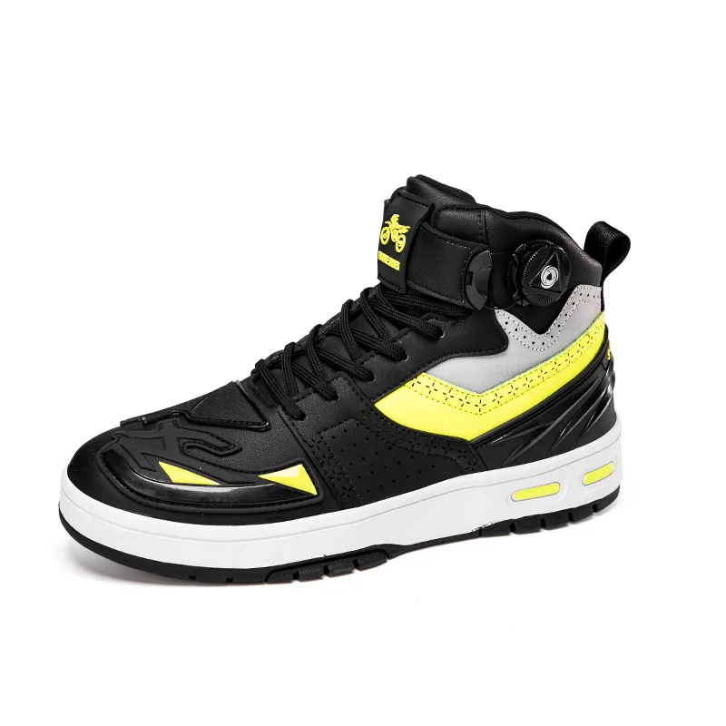 

Men Motocross Shoes 4 Seasons Breathable Wear-Resistant Professional Riding Shoes Off-road Motorbike Riding Boots