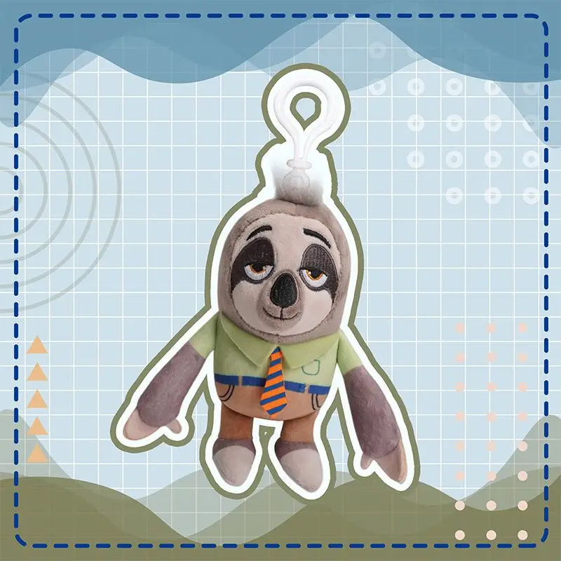 Disney Zootopia Judy Hopps Nick Wide Flash Cartoon Meisje Hart Pluche 3d Pop Tas Decoratieve Hanger Paar Sleutelhanger Accessoires