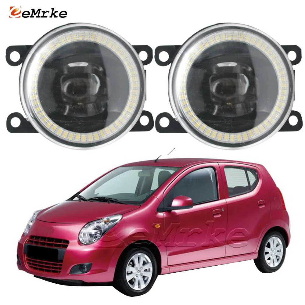 

LED Angel Eye Daytime Running Lamp for Suzuki Alto A-star GF 2009 2010 2011 2012 2013 2014 Fog Lights w/ Cut-Line Lens Car DRL