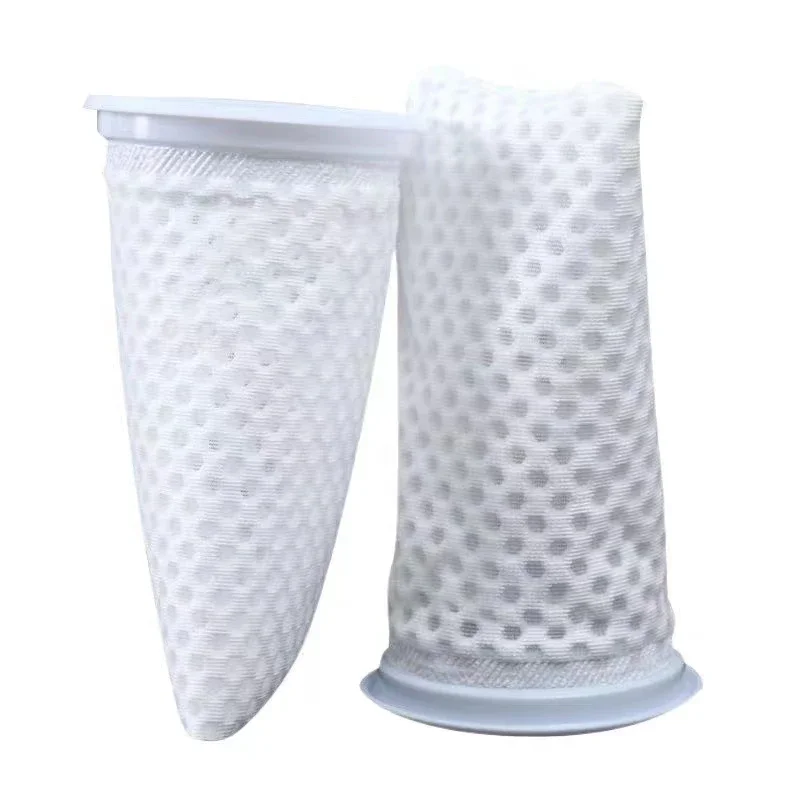 Anti Overflow Aquarium Filter Bag Honeycomb Type Washable Reusable Mesh Foam Carpet Sock Bag for Fish Marine Filtration System