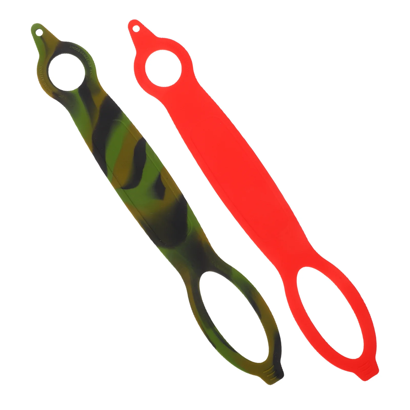 

2pcs Water Bottle Buckle Keychain Silicone Bottle Holder Strap Lightweight Grip For Sports Outdoor Cycling Running Gym Hydration