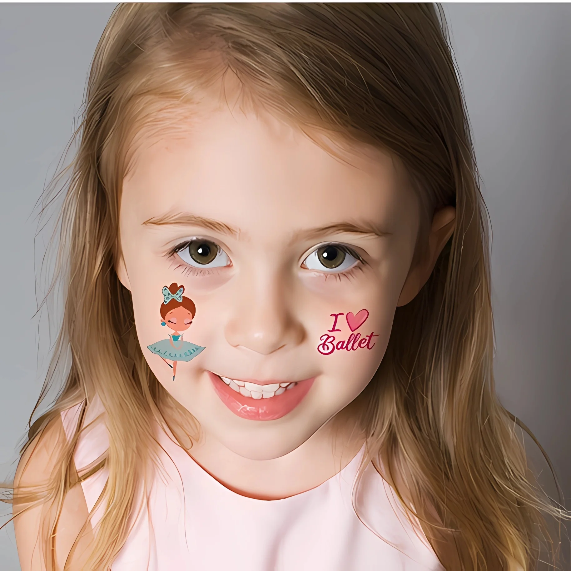 Temporary Tattoo Stickers - Love Combination Waterproof Tattoos for Kids, Arm Body Art Fake Tattoos, Perfect for Festivals