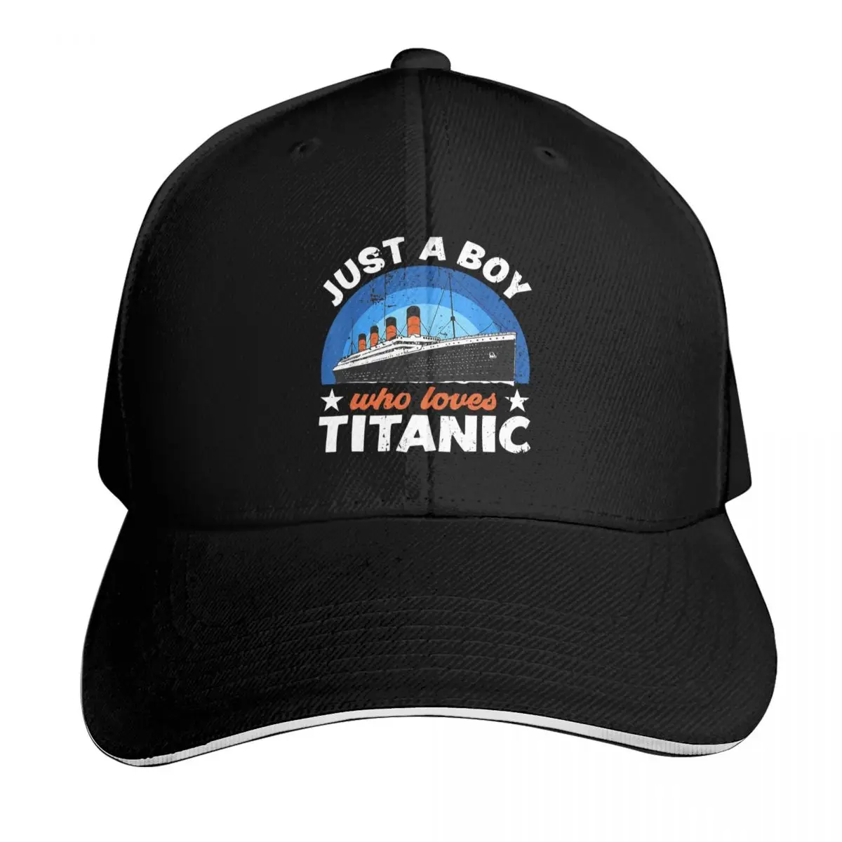 Just A Boy Who Loved Titanic Cap Fashion Casual Baseball Caps Adjustable Hat Hip Hop Summer Unisex Baseball Hats