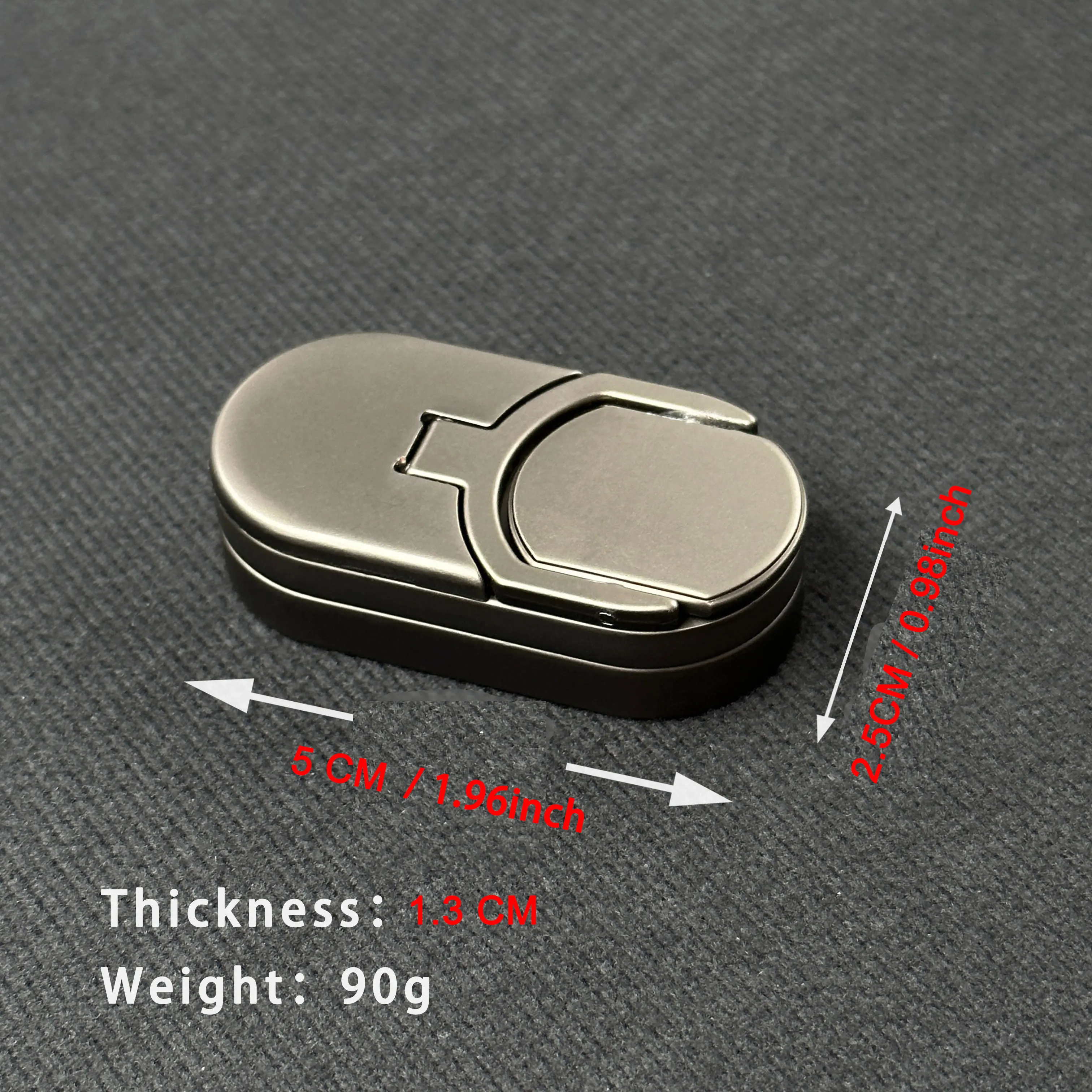 Giocattolo EDC in metallo da 2 pezzi, giocattolo per decompressione giroscopico con punta delle dita, giocattolo per alleviare la pressione da ufficio, regalo giocattolo per adulti