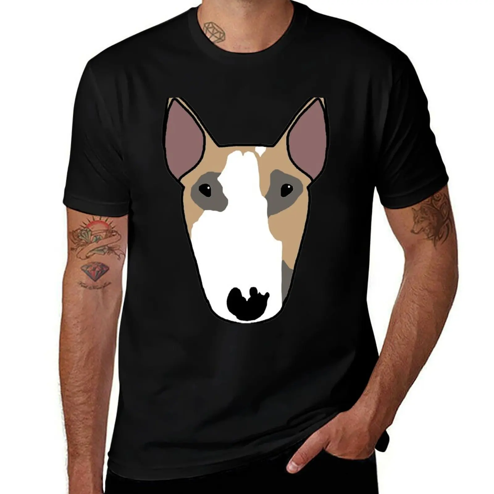 Ruckus The Bull Terrier T-Shirt boys whites animal prinfor boys shirts graphic tee sweat shirts, men