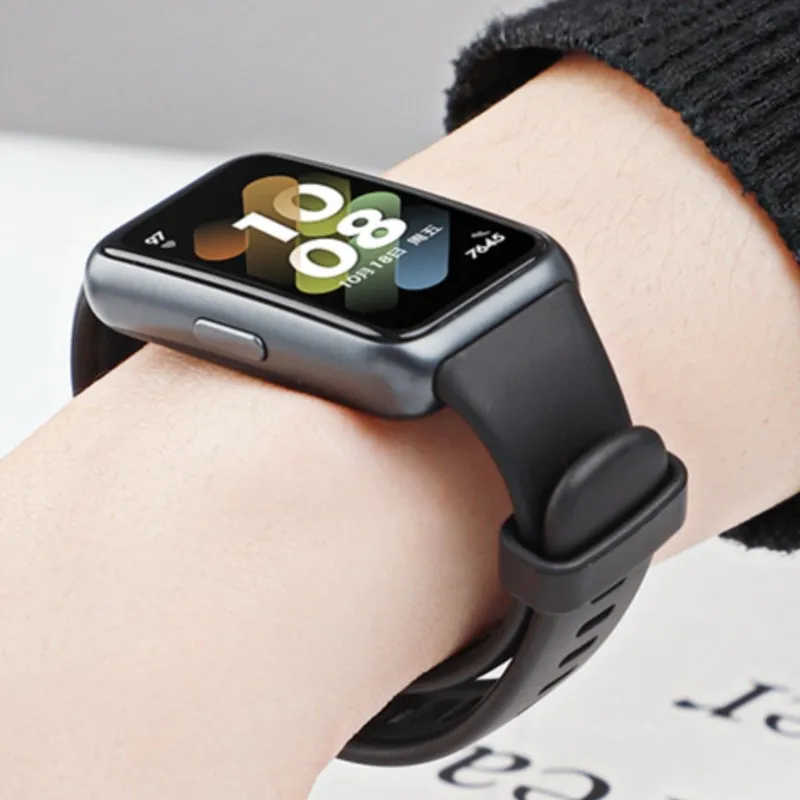 Спортивный силиконовый ремешок для Huawei Band 9, аксессуары, сменный браслет для умных часов, браслет correa для Huawei Band 8, ремешки NFC