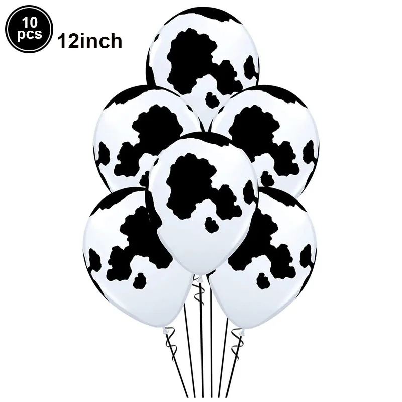 Lot De 40 Ballons Cheval 12 Pouces – Latex Imprimé, Rose/blanc Confettis, Déco Anniversaire Cowgirl