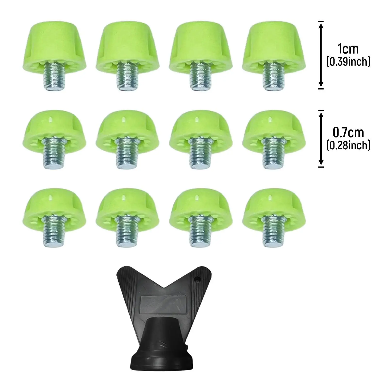 

12 шт. шипов для футбольных бутс M5, аксессуары для легкоатлетических кроссовок для соревнований и тренировок