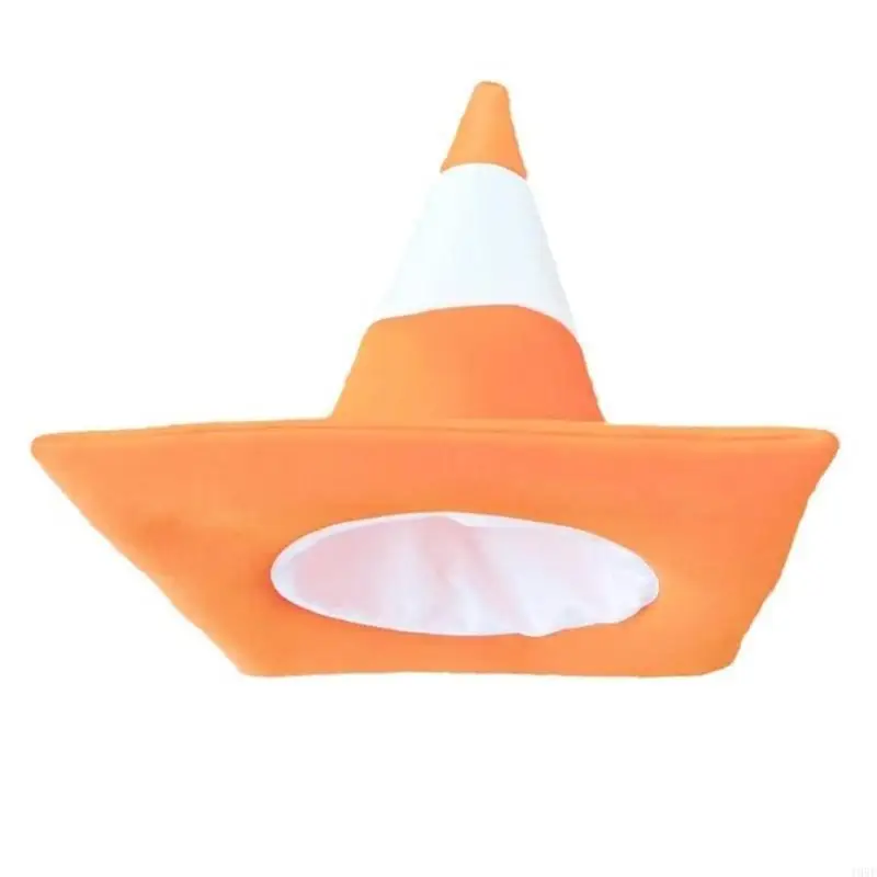 

195E Novelty Cone Headgear Hat for Adult Roadblocks Hat for Boys Girl Lovely Party Hat Festival Celebration Headpiece