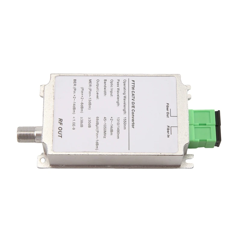 Mini ricevitore CATV FTTH fibra ottica WDM nodo convertitore RF triploxer minomodale per interni AGC 1310Nm/1550Nm senza alimentazione, durevole