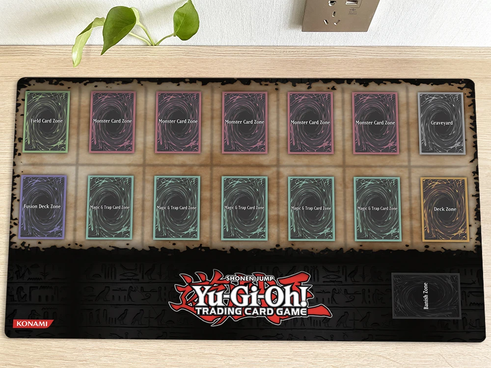 

Настольный игровой коврик YuGiOh TCG, коврик для игры в торговую карту, резиновый коврик для мыши, 60x35 см, Бесплатная Сумка