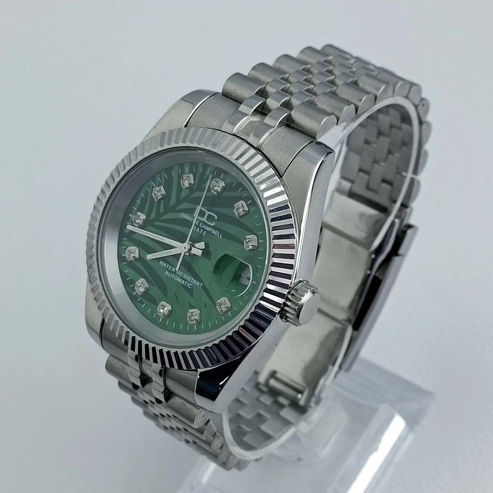 Детали корпуса мужских часов 36/41 мм подходят для механизмов NH34 NH35 NH36, циферблат NH35, сапфировое стекло, коробка для часов, стальной ремешок 20 мм