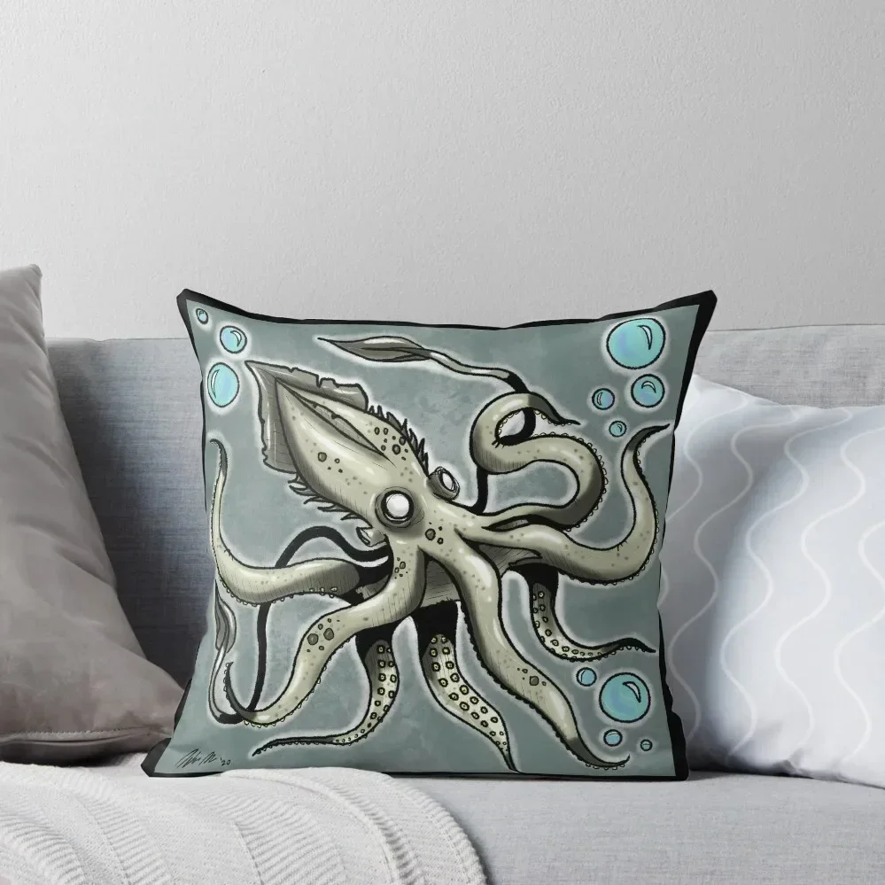 

Kraken with Bubbles Throw Throw Pillow home decor items Cushion Cover For Sofa Pillowcases christmas ornaments 2025 pillow