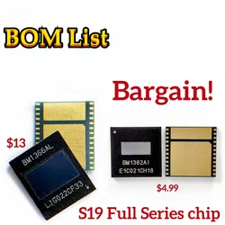 S19 Full Series Asic Chip BM1366 BM1366AG BM1366AL BM1366BS BM1362 BM1362AA BM1362AC BM1362AI BM1362AK BM1362AJ BM1398 BM1398BB