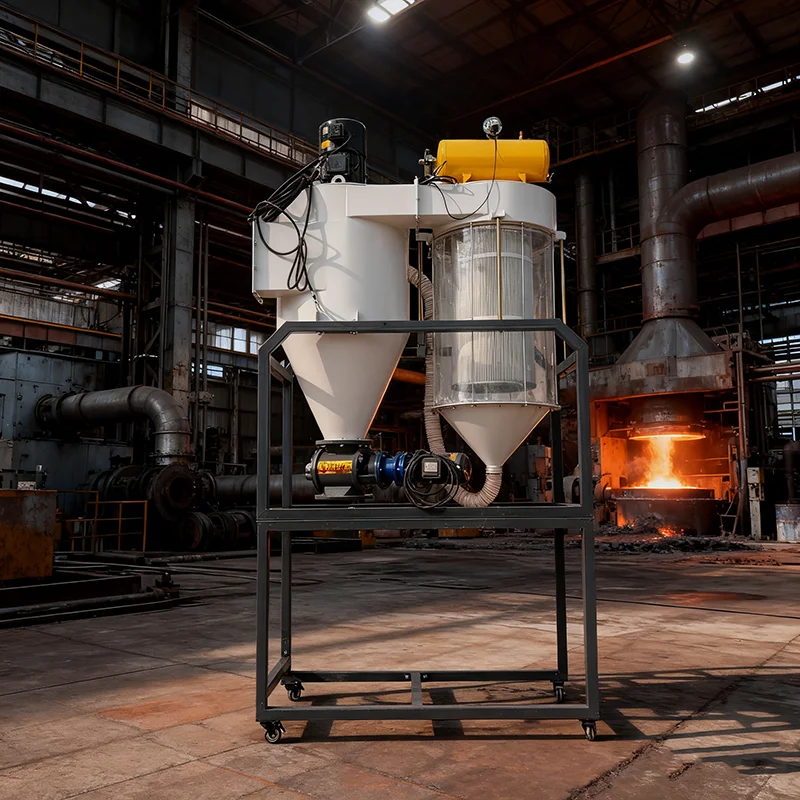 Compact Cyclone Cartridge Dust Collector Space Saving for Plastic Molding Powder Coating Furniture Textiles