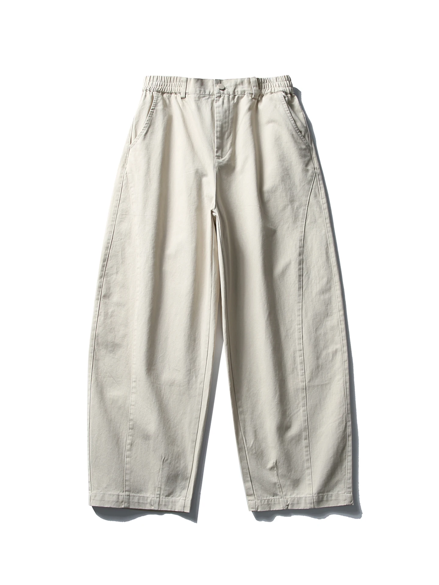 

Retro Japanese Sle Waed Full Cotton Workwear Wide Leg Casual Pants Men Spring y Loose Trousers Trendy Youth