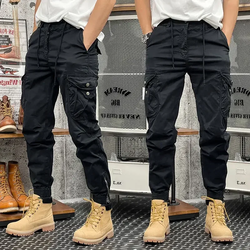 Pantalon Cargo Homme 2-en-1 Détachable CLOUSPO – Pantalon Randonnée Travail Poches Multiples Respirant