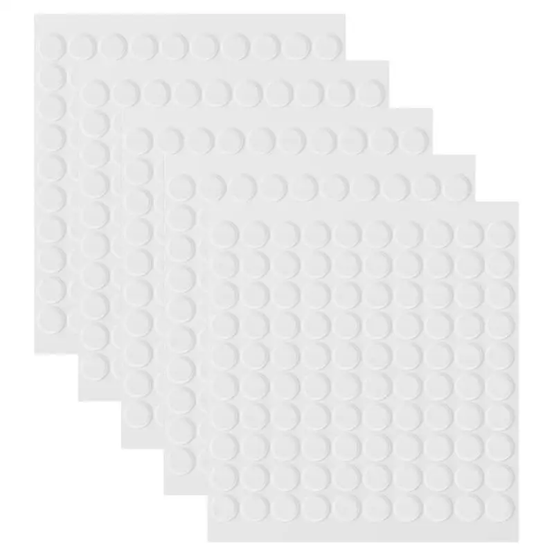 Autocollants ronds à bande adhésive Double face, 500 points, autocollants amovibles sans Trace, petits autocollants pour affiches, artisanat de décoration