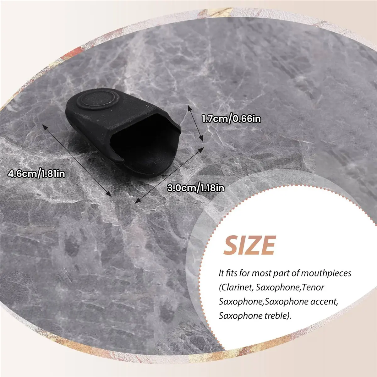 

Y455A, хит продаж, 15 шт., резиновая крышка для мундштука, зажим для лигатуры, защита, нежный наконечник для флейты, кларнета, саксофона, аксессуары для саксофона