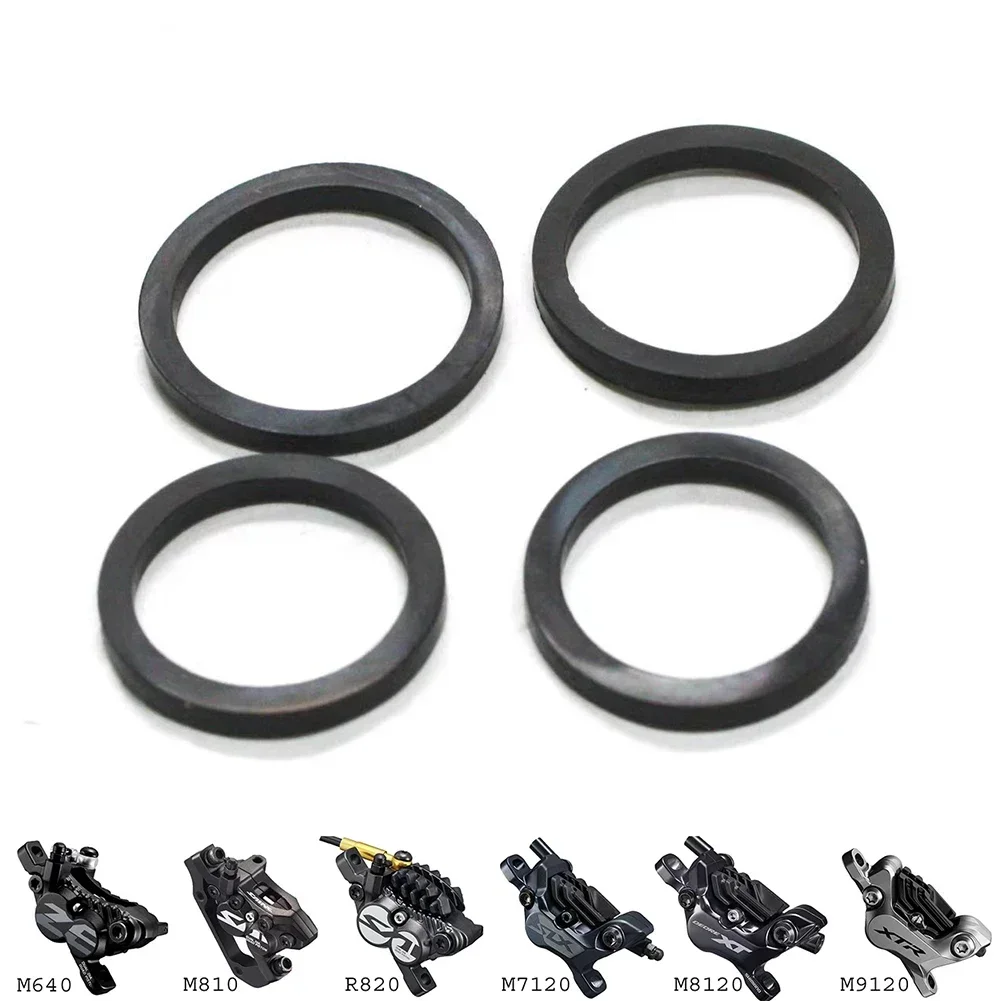 

POTEAX 4Pcs/Set Bike Bicycle Hydraulic Brake Caliper Piston Sealing Ring For Shimano M640 M810 R820 M7120 M8120 M9120