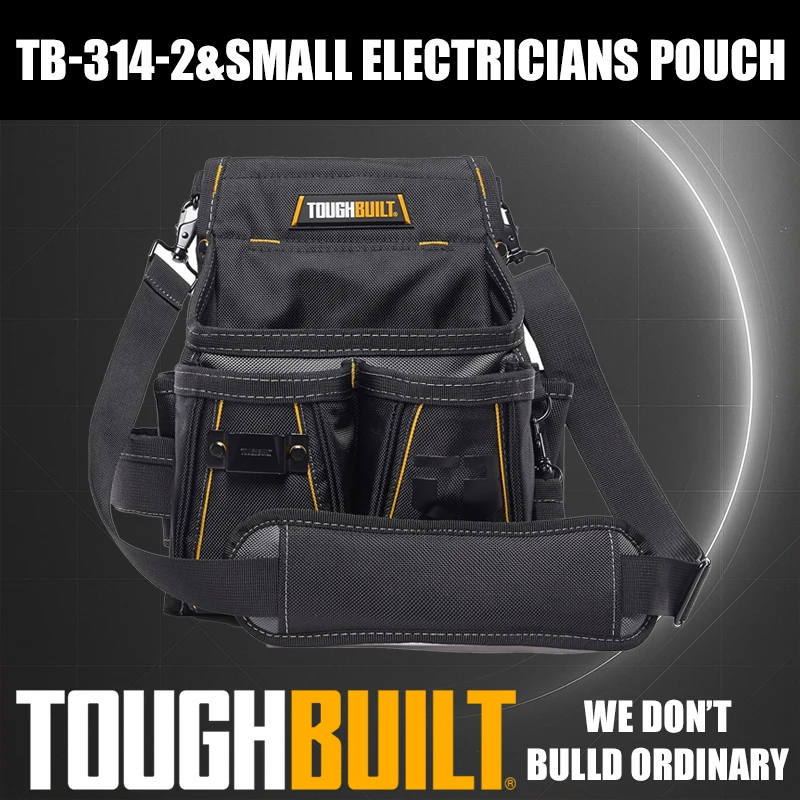 

ToughBuilt TB-314-2 Мешок для мелких электриков Упаковка для инструментов Сумка для инструментов для ремонта строительства Организация и хранение
