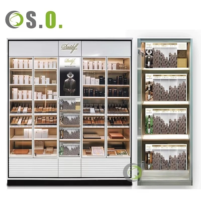 

Для дымового магазина, электрический хьюмидор для сигар с Перу, Испания, кедровое дерево, материал, система постоянной влажности, шкаф для сигарного хьюмидора