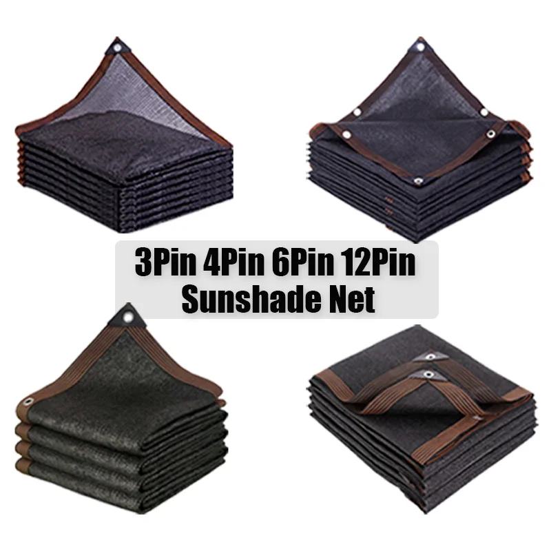 

45%~90% Anti-UV Black HDPE Sunshade Net Garden Flower Succulent Plant Cover Agricultural Greenhouse Courtyard Pavilion