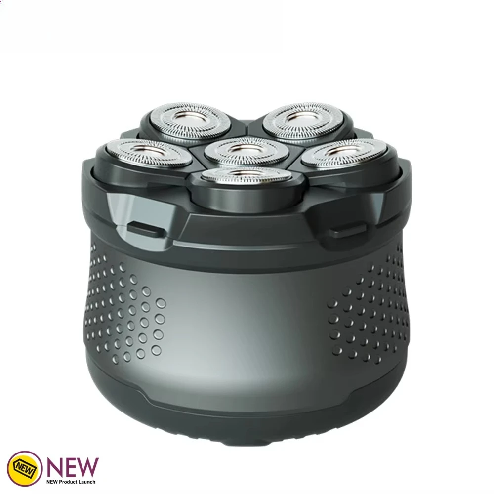 

Rotary Shaver IPX6 Magnetic Fast Shaving Head Bald Men 2000mAH Rechargeable Electric Shaver