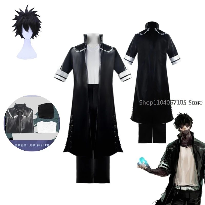 Anime My Hero Academia Dabi Cosplay Costume Full Set Men Women Jacke Party Outfit Cosplay Costume Wig