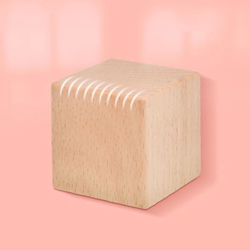 حقيبة أونتيسوري الغامضة ألعاب خشبية حسية كائنات أشكال هندسية لون الخشب الطبيعي خشب متين عمرها 3 سنوات #3