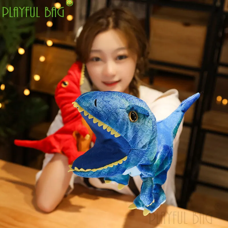 Dinosaur Plush Hand Puppets Stuffed Plush Animals Toys Triceratop Education Learning Children's Gifts Kawaii Dolls ZG189
