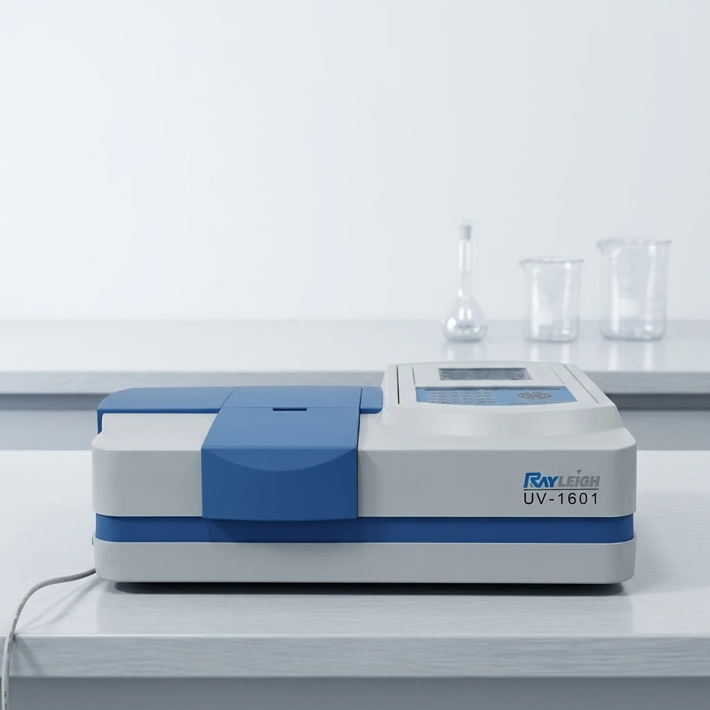 RAYLEIGH UV-1601 UV/VIS Spectrophotometer 190-1100nm Spectral Bandwidth 0.5nm Resolution Multi-Wavelength Scan Time Scan