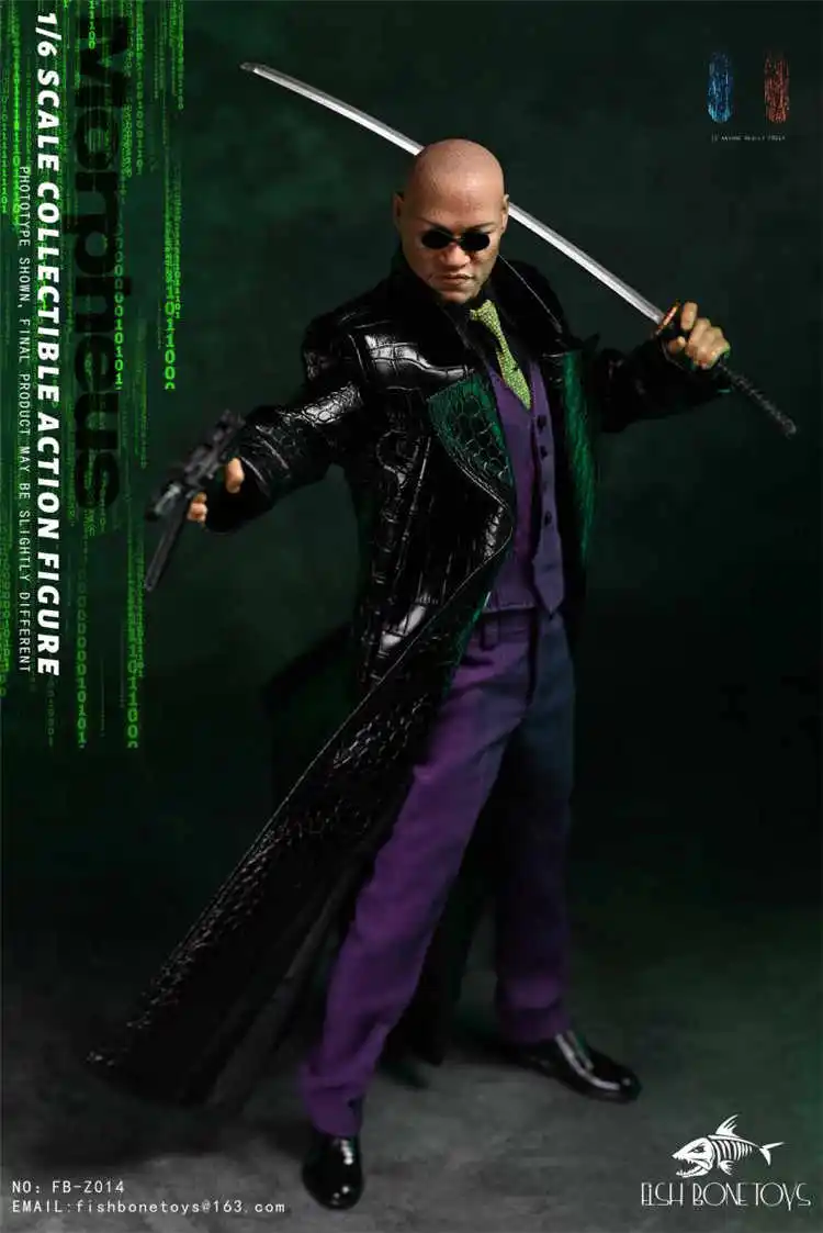 

In Stock New 1/6 The Matrix Hacker Fb-Z014 Character Model Toy Gift Collection