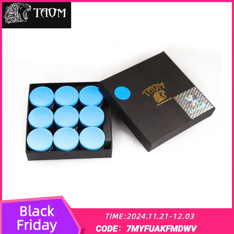 TAOM PYRO CHALK / TAOM SOFT CHALK Optimized for Pyramid Snooker， Pool, and Carom Professional Billiards Chalk Pool Game Snooker