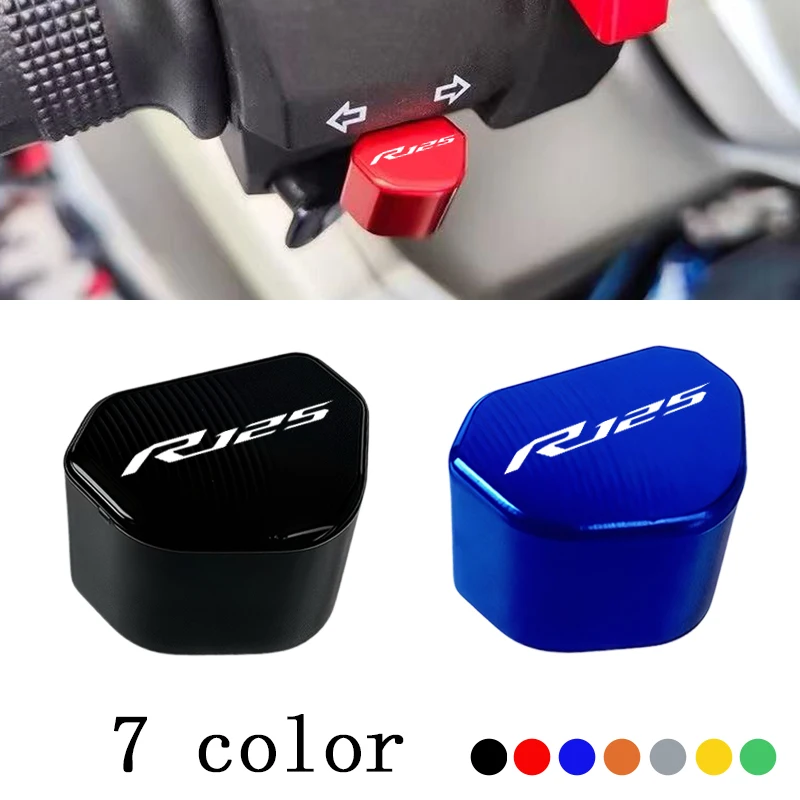 

Для YAMAHA YZF R125 YZFR125 2008-2025 аксессуары с ЧПУ алюминиевая кнопка мотоцикла переключатель указателя поворота крышка