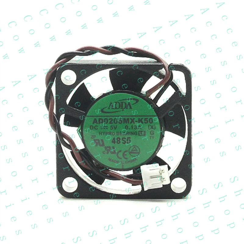 PP+ FOR ADDA  AD0205MX-K50 DC 5V 0.13A 25X25X6MM 2-PIN Ultra-thin Micro Cooling Fan