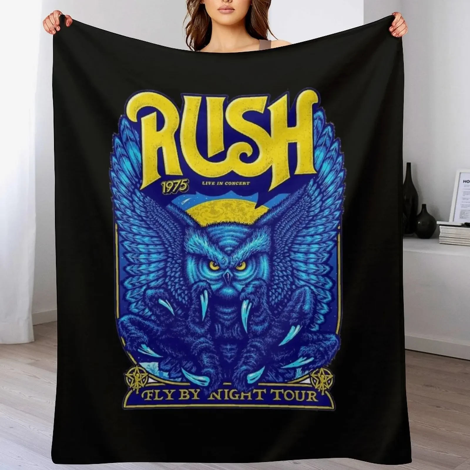 

Fly by Night Tour Throw Blanket Men's Soft Warm Throw Blanket for Couch